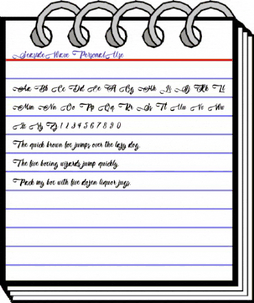 Seaside Wave - Personal Use Regular animated font preview