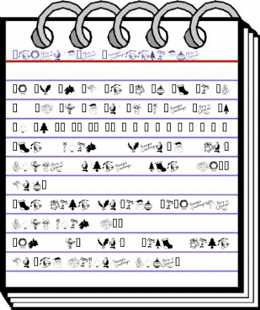 Season's Greetings Regular animated font preview Season's Greetings Regular animated font preview