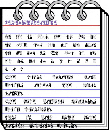 SecurityPeople Regular animated font preview