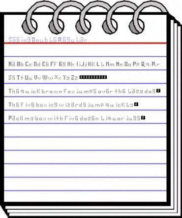 Seeing Double Regular animated font preview Seeing Double Regular animated font preview