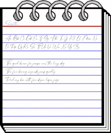 Segatha Regular animated font preview