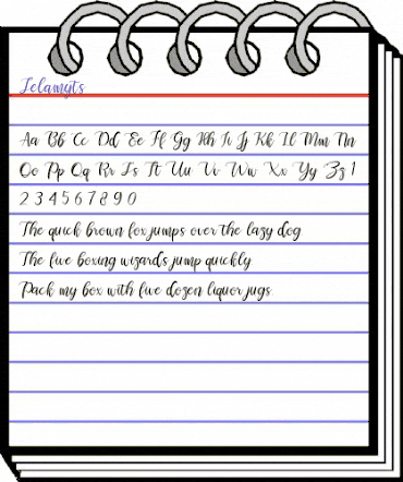 Selamyts Regular animated font preview