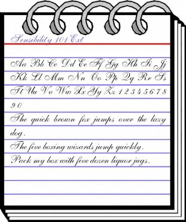 Sensibility 101 Ext Regular animated font preview Sensibility 101 Ext Regular animated font preview