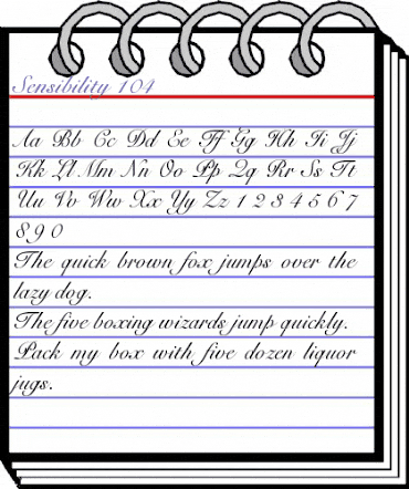 Sensibility 104 Regular animated font preview Sensibility 104 Regular animated font preview