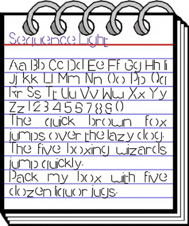 Sequence Light Regular animated font preview Sequence Light Regular animated font preview