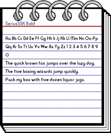 SeriusSSK Bold animated font preview SeriusSSK Bold animated font preview