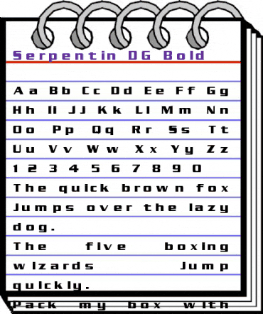 Serpentin_DG Bold animated font preview Serpentin_DG Bold animated font preview