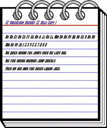 SF Americana Dreams SC Bold animated font preview SF Americana Dreams SC Bold animated font preview