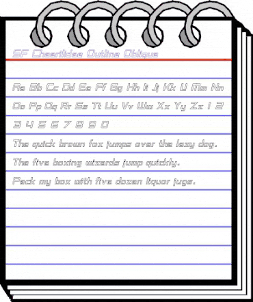 SF Chaerilidae Outline Oblique animated font preview SF Chaerilidae Outline Oblique animated font preview