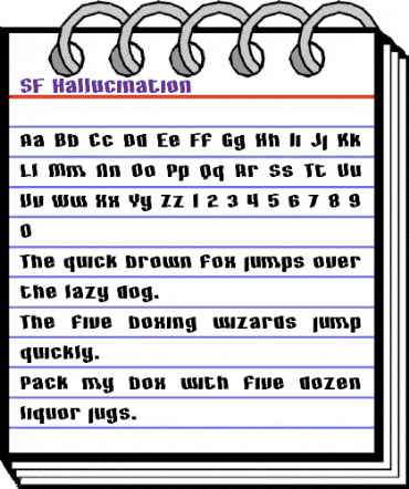 SF Hallucination Regular animated font preview SF Hallucination Regular animated font preview