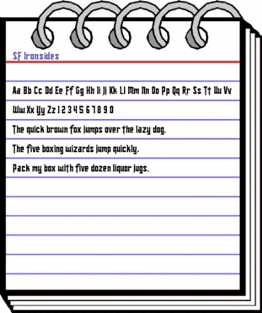 SF Ironsides Regular animated font preview SF Ironsides Regular animated font preview