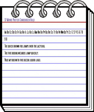 SF Movie Poster Condensed Bold animated font preview SF Movie Poster Condensed Bold animated font preview