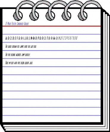 SF Movie Poster Condensed Oblique animated font preview SF Movie Poster Condensed Oblique animated font preview