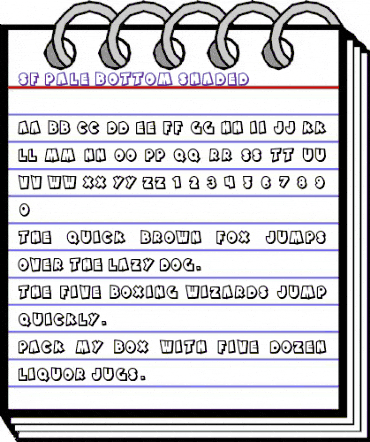 SF Pale Bottom Shaded Regular animated font preview SF Pale Bottom Shaded Regular animated font preview