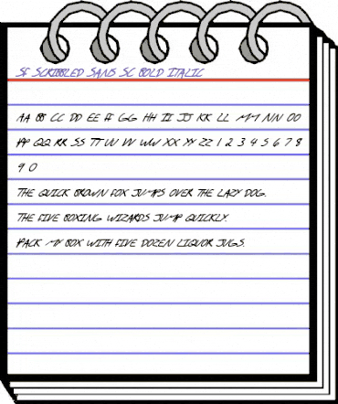 SF Scribbled Sans SC Bold Italic animated font preview SF Scribbled Sans SC Bold Italic animated font preview