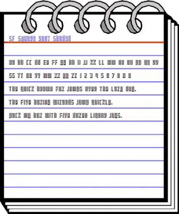 SF Square Root Shaded Regular animated font preview SF Square Root Shaded Regular animated font preview