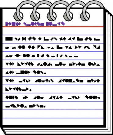 Shape Blocks Solid Regular animated font preview