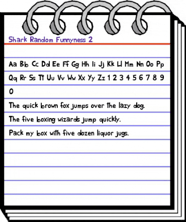 Shark Random Funnyness 2 Regular animated font preview Shark Random Funnyness 2 Regular animated font preview