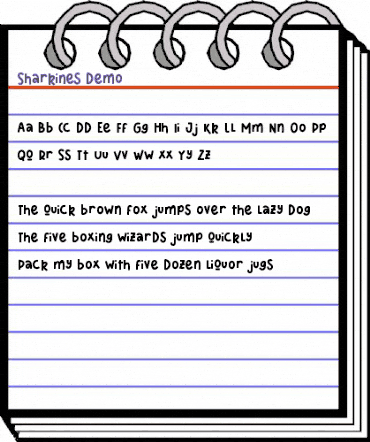 Sharkines Demo Regular animated font preview Sharkines Demo Regular animated font preview