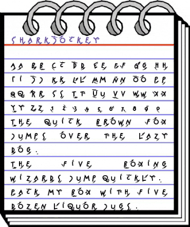 SharkJockey Regular animated font preview SharkJockey Regular animated font preview