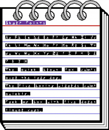 Sharp American BaddAss animated font preview