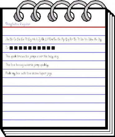 Shayfinton Regular animated font preview