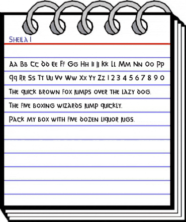 Sheila 1 Regular animated font preview Sheila 1 Regular animated font preview