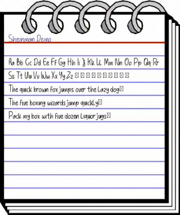 Sheinman Demo Regular animated font preview Sheinman Demo Regular animated font preview