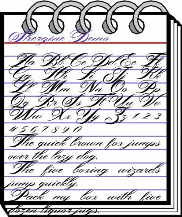 Shergine Demo Regular animated font preview