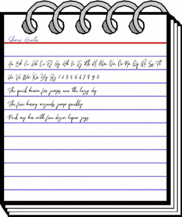 Shiny Hearts Regular animated font preview Shiny Hearts Regular animated font preview