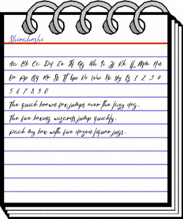 Shirahoshi Regular animated font preview