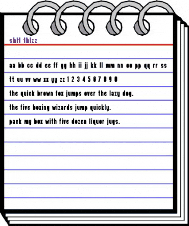Shit Thizz Shit Thizz animated font preview