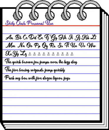 Shity Chats Personal Use Regular animated font preview Shity Chats Personal Use Regular animated font preview