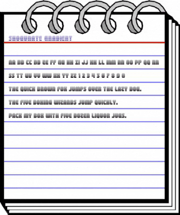 Shogunate Gradient Regular animated font preview