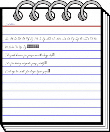 Sholeha Regular animated font preview