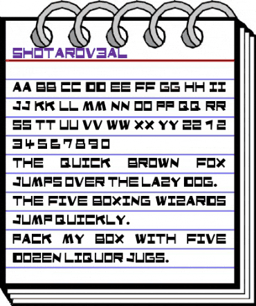 ShotaroV3AL Regular animated font preview