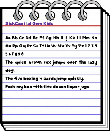 SC Gum Kids Regular animated font preview SC Gum Kids Regular animated font preview