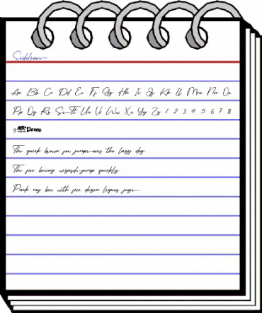 Sidelines Regular animated font preview Sidelines Regular animated font preview