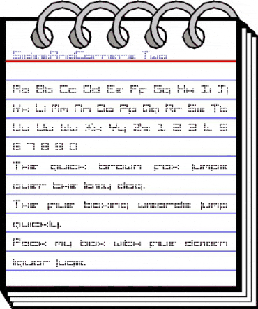 SidesAndCorners Regular animated font preview