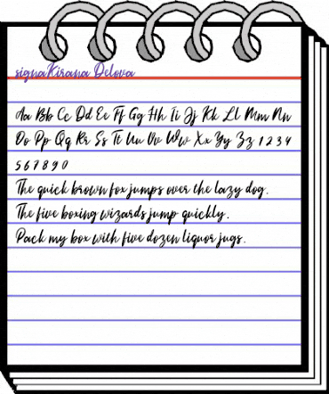 Kirana Delova Delova animated font preview Kirana Delova Delova animated font preview