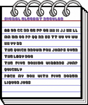 Signal Elegant Regular animated font preview Signal Elegant Regular animated font preview