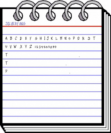 SILVERFANG Regular animated font preview