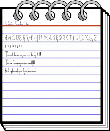 Silverstain_Signature_Demo Regular animated font preview