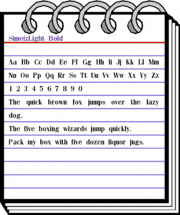 SimeizLight Bold animated font preview SimeizLight Bold animated font preview
