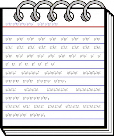 Singbird Becker Normal animated font preview
