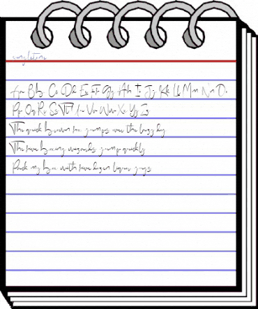 singletone Regular animated font preview