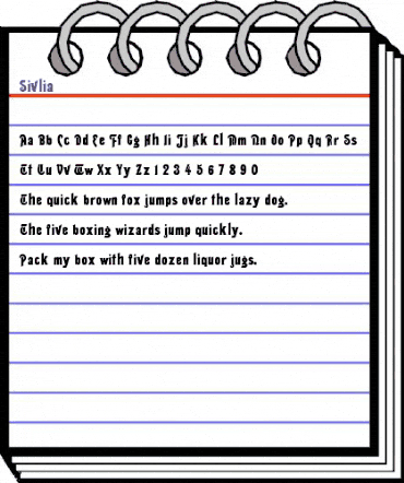 Sivlia Regular animated font preview Sivlia Regular animated font preview