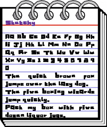 Sketchy Regular animated font preview Sketchy Regular animated font preview