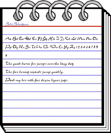 Skt Shotgun Regular animated font preview Skt Shotgun Regular animated font preview