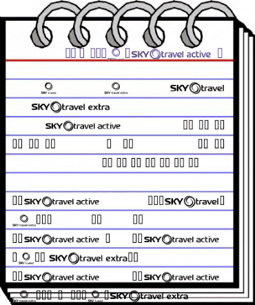 SKYfonttravel Regular animated font preview SKYfonttravel Regular animated font preview
